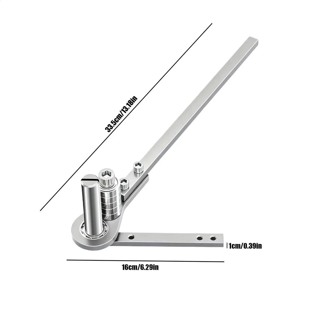 Manual Metal Bender 1–4.5mm Steel Plate Flat Iron Bending Machine Metal Bending Machine Nixie