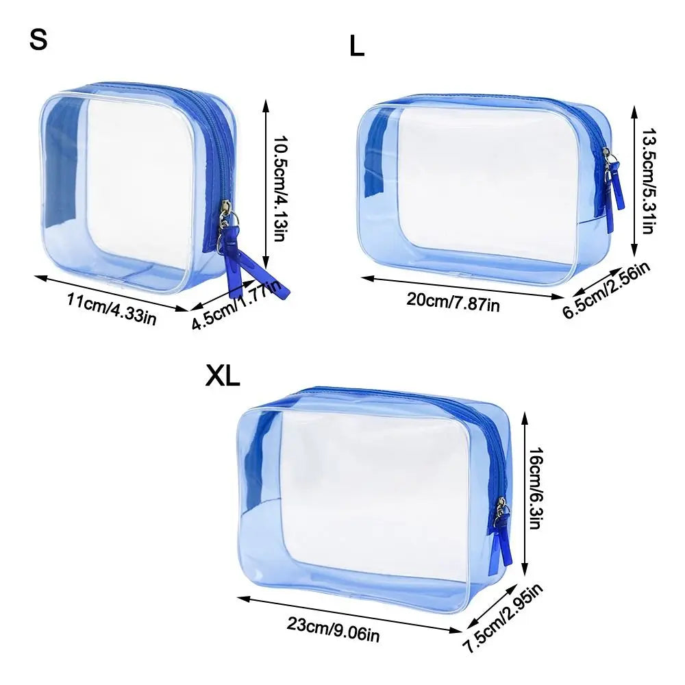 PVC Transparent Cosmetic Bag – Waterproof Travel Toiletry Bag Cosmetic Travel Bag Nixie