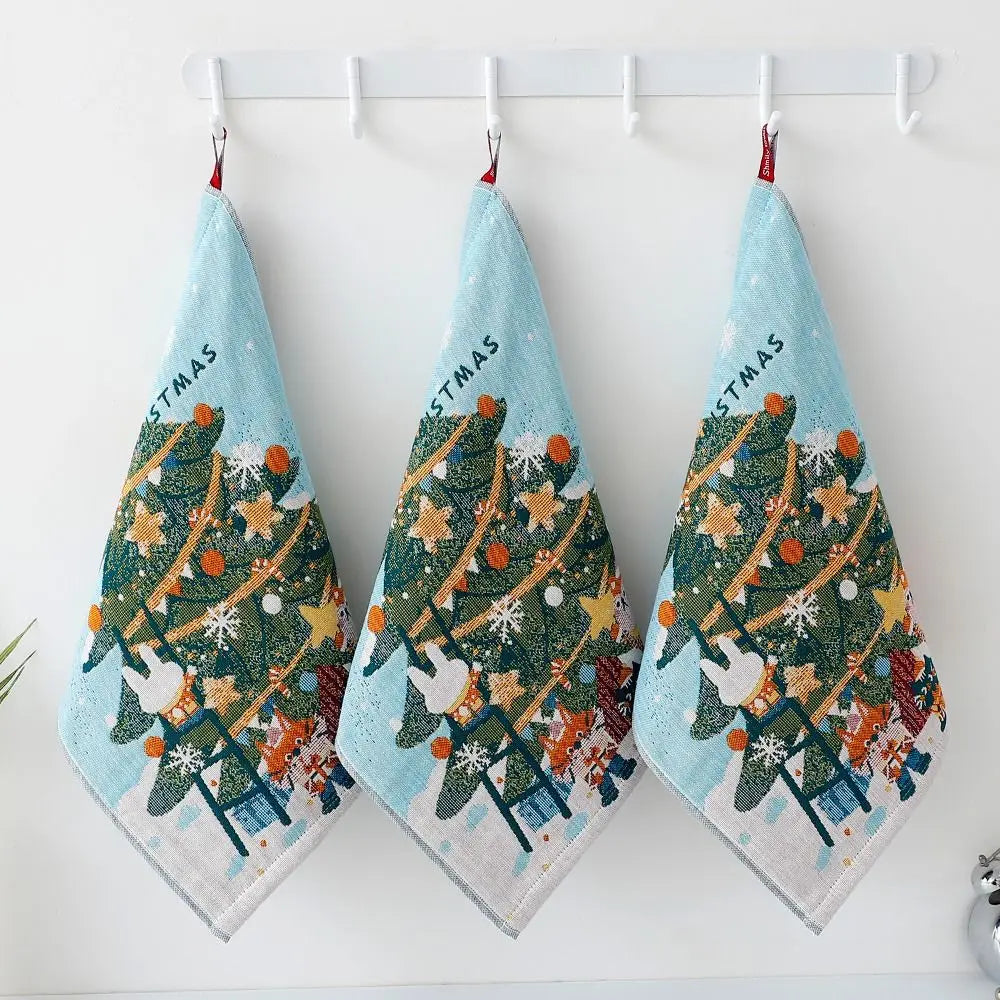 Kids Cartoon Kitchen Hand Towel – 34x40cm Quick-Dry Cotton Kitchen Hand Towel Nixie
