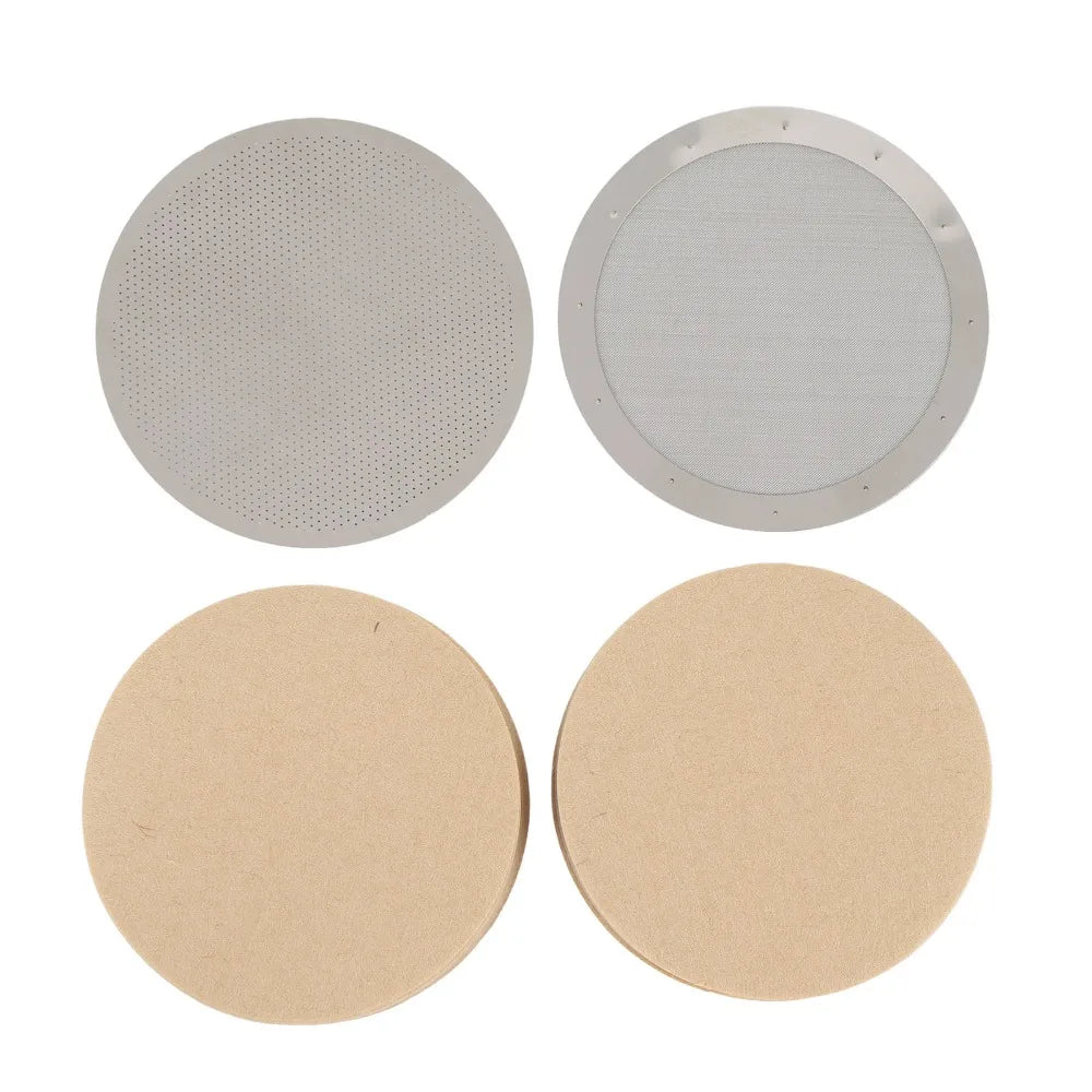 Stainless Steel Disk Coffee Filter 2.4" Mesh for French Press Coffee Filter Nixie