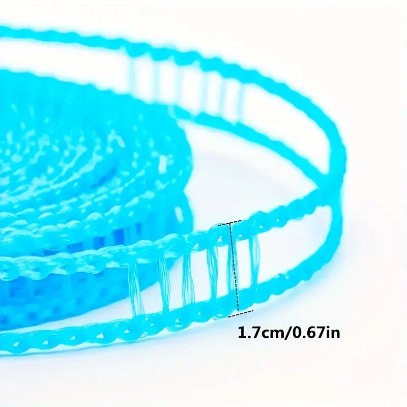 Portable Nylon Travel Clothesline – Windproof Camping Drying Line