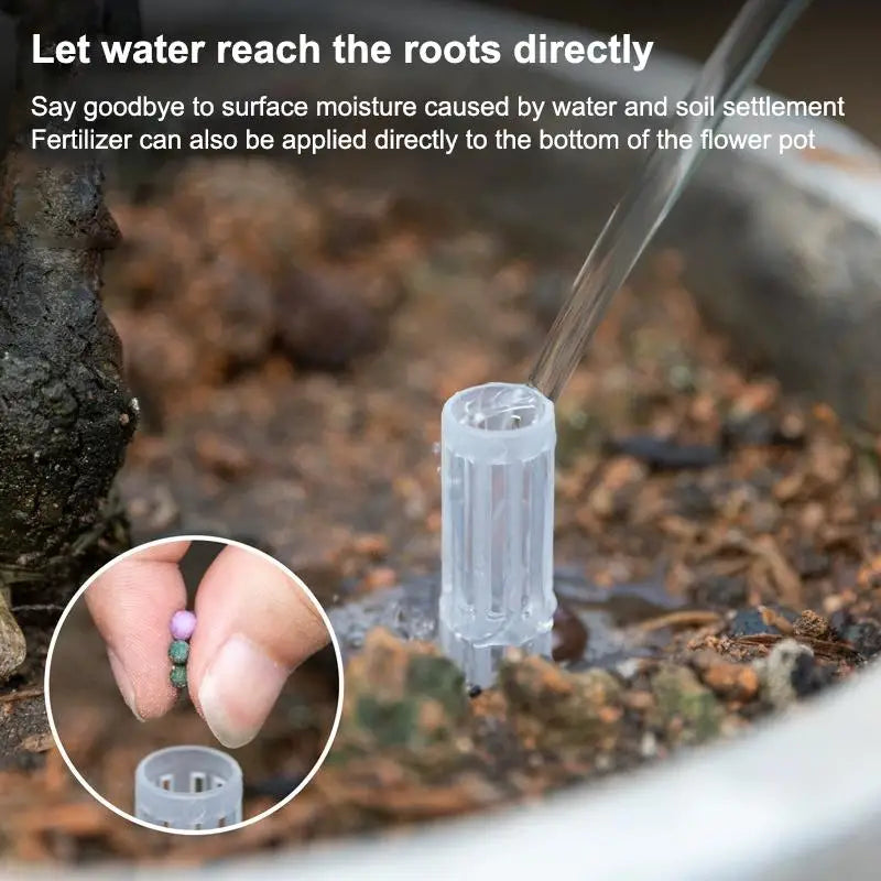 10Pcs Plant Aeration Tubes for Pots – Healthy Root Gardening Plant Aeration Tubes Nixie