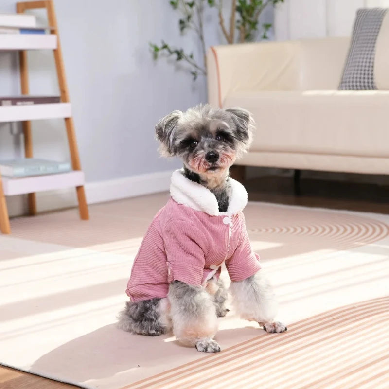 Fleece Warm Dog Jacket Coat for Small & Medium Dogs & Cats Pet Dog Jacket Nixie
