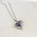 Heart of the Sea Crystal Pendant Necklace for Women Crystal Pendant Necklace Nixie XL1977-2