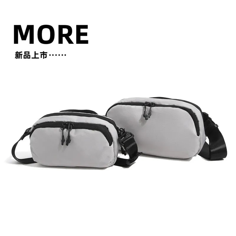 Men's Lightweight Crossbody Chest Bag – Minimalist Nylon Pouch Crossbody Chest Bag Nixie