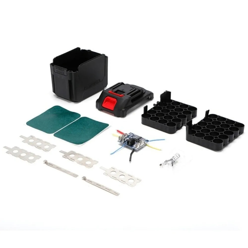 20-Cell 18650 Battery Case Kit – Makita Style ABS DIY Set Battery Case Kit Nixie
