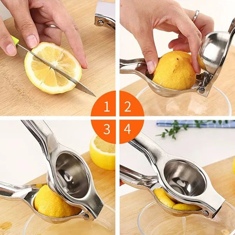 Metal Manual Citrus Juicer – Lemon, Orange & Lime Squeezer Manual Citrus Juicer Nixie