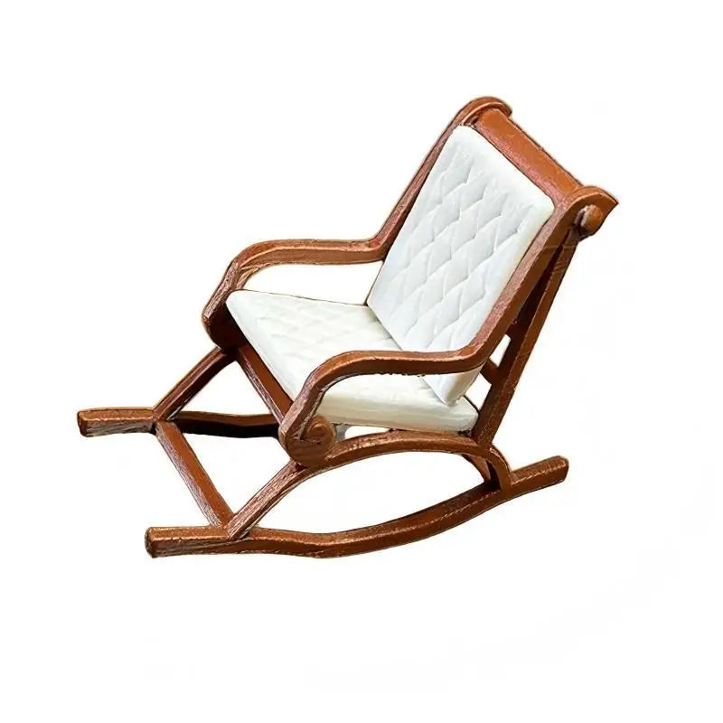1:12 Miniature Rocking Chair Dollhouse Furniture & Photo Prop Dollhouse Miniature Furniture Nixie