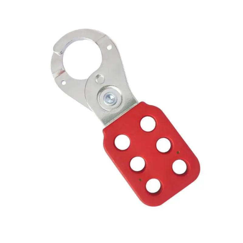 6-Hole Safety Lockout Hasp Metal Scissor Clamp 25mm Jaw Lockout Tagout Hasp Nixie