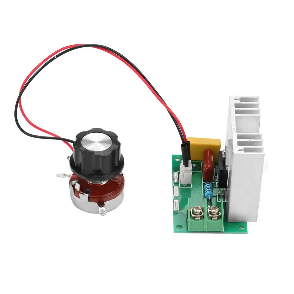 AC 0-220V 4000W Motor Speed Controller 40A SCR FR-4 Board Motor Speed Controller Nixie