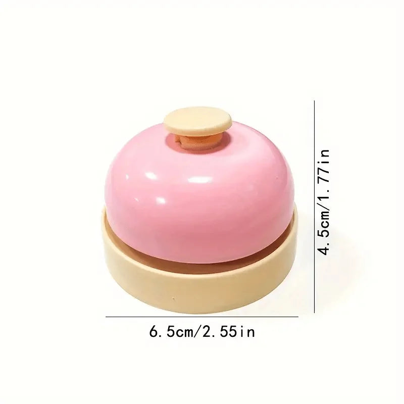 Multi-Color Table Handbell – Restaurant, Classroom & Party Table Service Bell Nixie