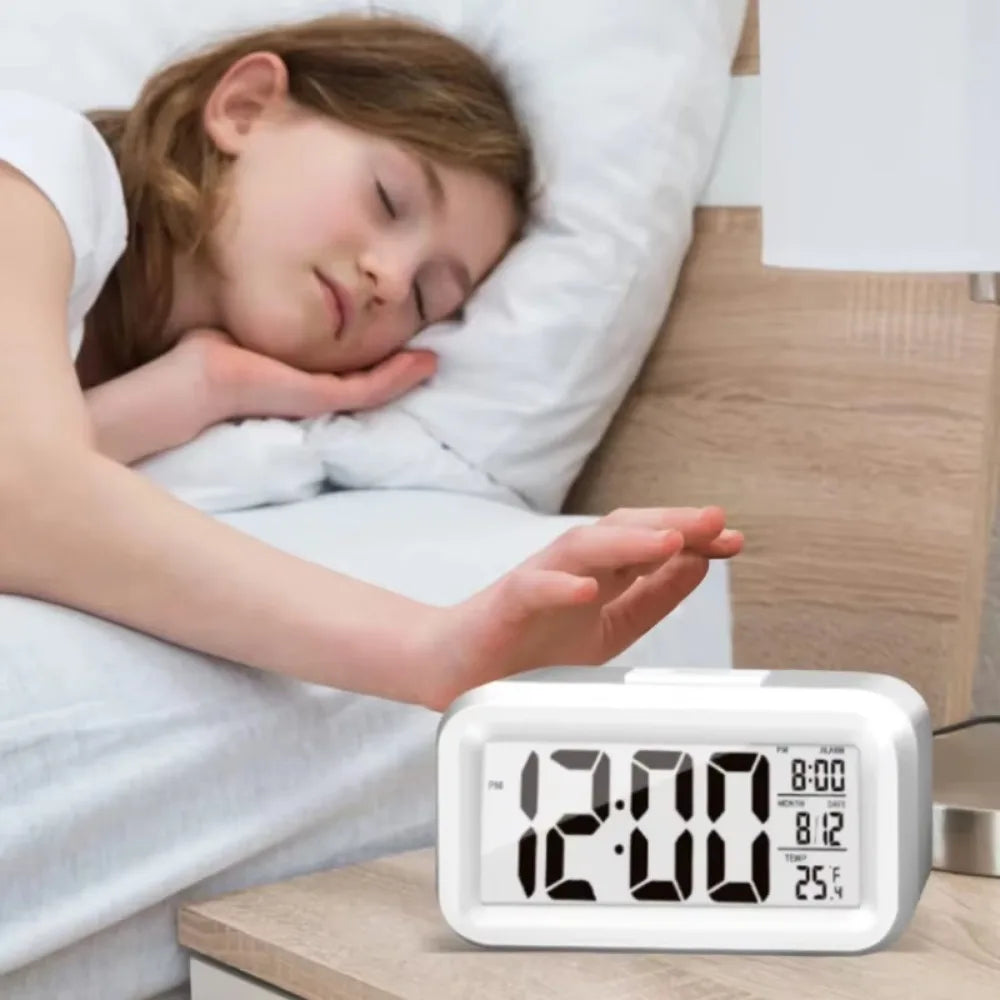 LED Digital Alarm Clock with Calendar & Backlight | Desktop