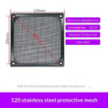 PC Fan Dust Filter 60/80/90/120mm Steel Mesh Aluminum Frame PC Fan Dust Filter Nixie A8