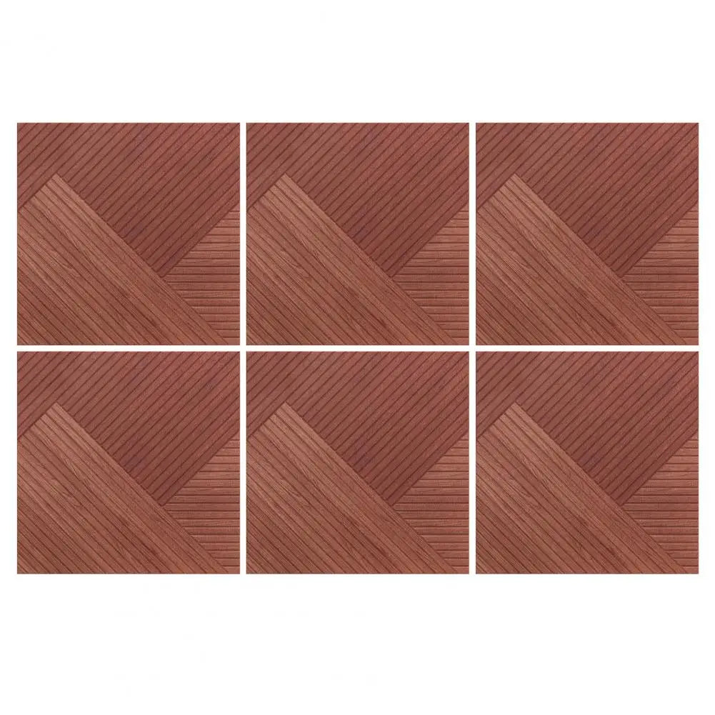 Wood Grain Acoustic Panels 23.6" – Flame-Retardant Sound Wall Tiles
