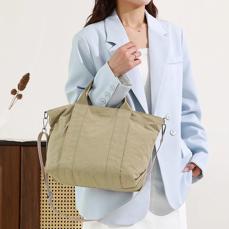 Large Canvas Tote Bag – Work Shoulder & Commuter Bag Canvas Tote Bag Nixie