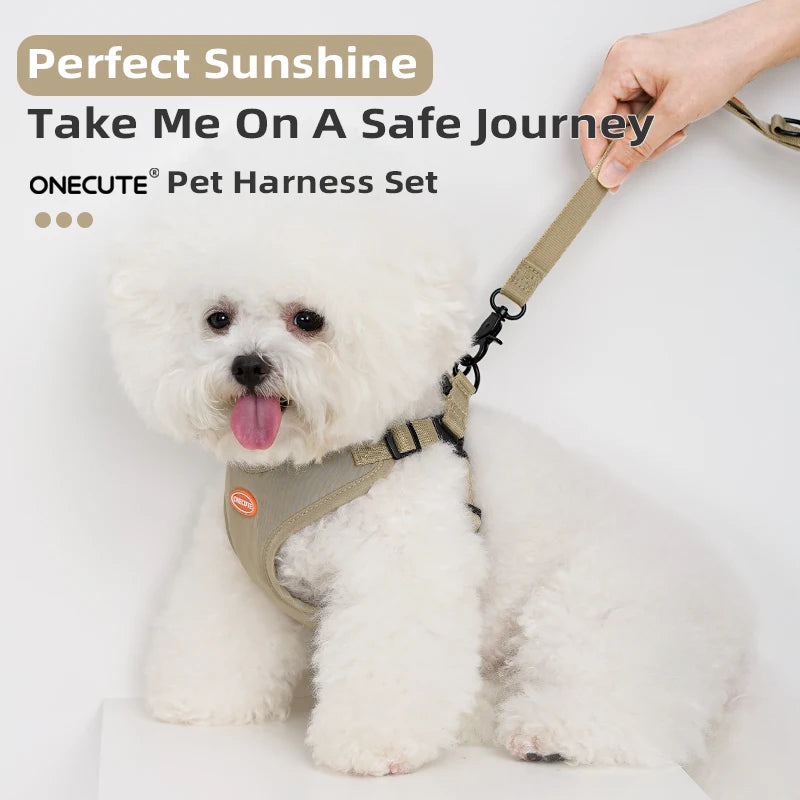 Hands-Free Pet Harness & Adjustable Leash for Dogs & Cats Pet Harness Leash Nixie