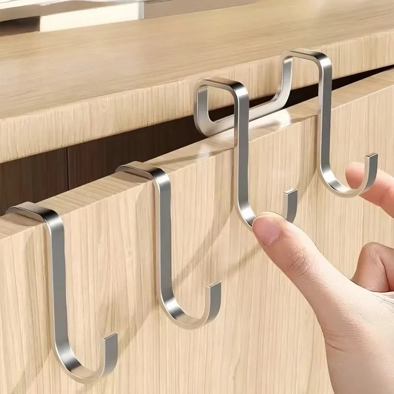 304 Stainless Steel Double S-Hook – No-Drill Multi-Purpose Hanger Storage Hook Nixie