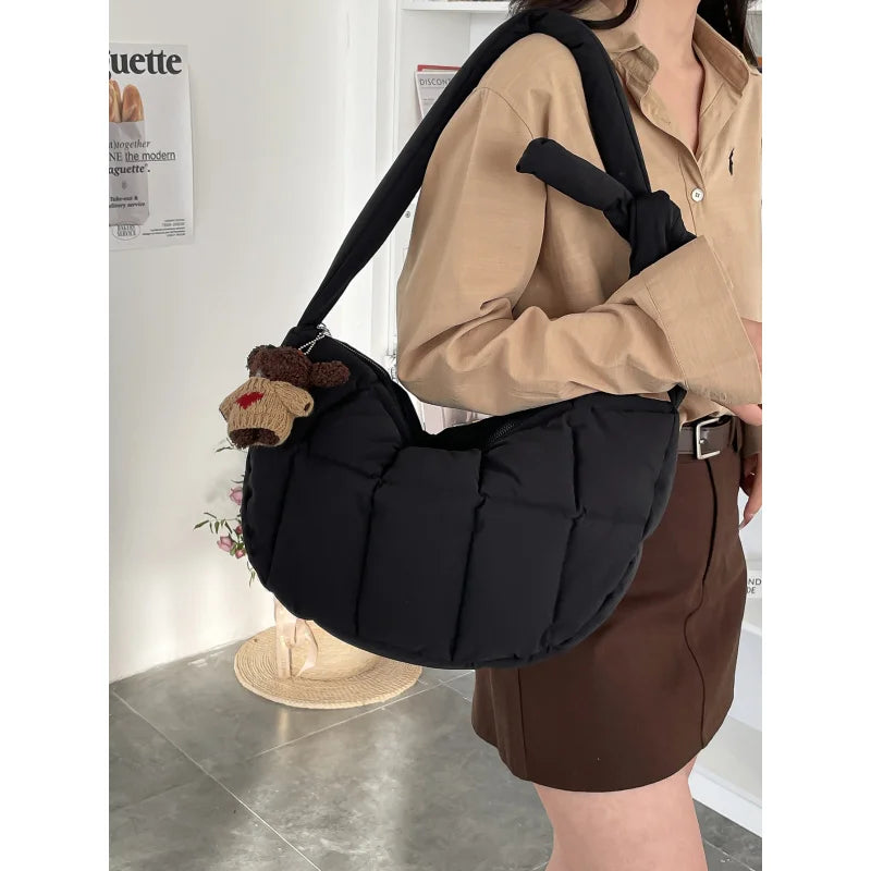 Women's Puffy Cloud Crossbody Bag – Lightweight Shoulder Bag Crossbody Shoulder Bag Nixie