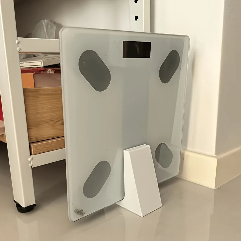 Floor-Standing Scale Storage Rack & Shelf Bracket – PP Plastic