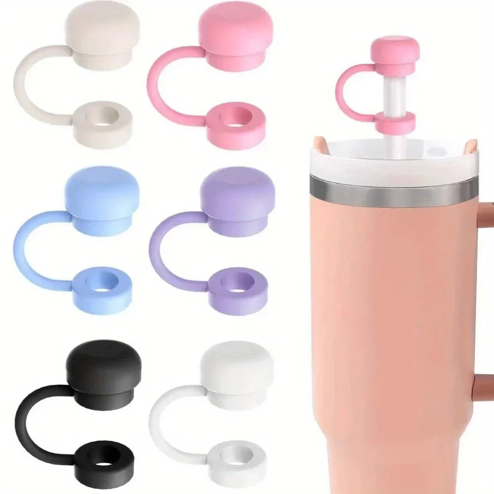 Silicone Straw Topper Cap – Leak-Proof Dust Cover for Tumblers Straw Topper Cap Nixie