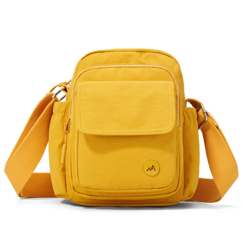Multi-Pocket Crossbody Bag for Women – Lightweight Nylon Crossbody Bag Nixie