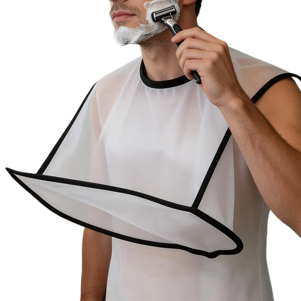 Foldable Beard Apron Shaving Bib – Men's Hair Catcher Grooming Beard Shaving Apron Nixie