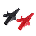 2Pcs Alligator Clips 4mm Banana Socket 1000V Multimeter Accessories Multimeter Test Clips Nixie Default Title