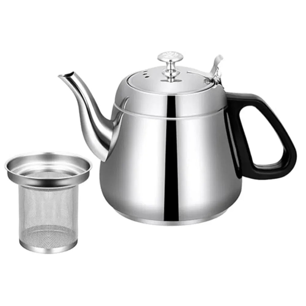 Stainless Steel Teapot 1.2L/1.5L | Loose Leaf Tea Filter Stainless Steel Teapot Nixie
