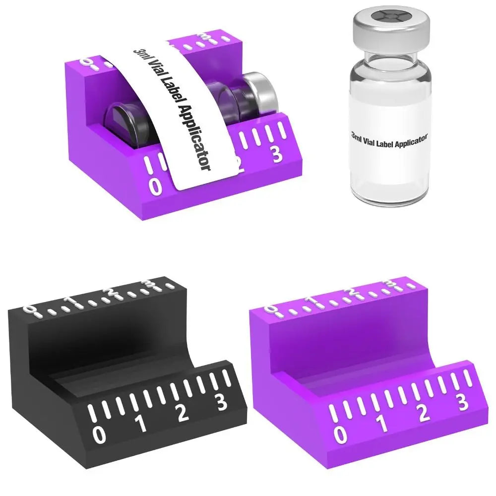 Vial Label Applicator 3ml & 10ml – Precise Reusable Labeling Tool Label Applicator Tool Nixie