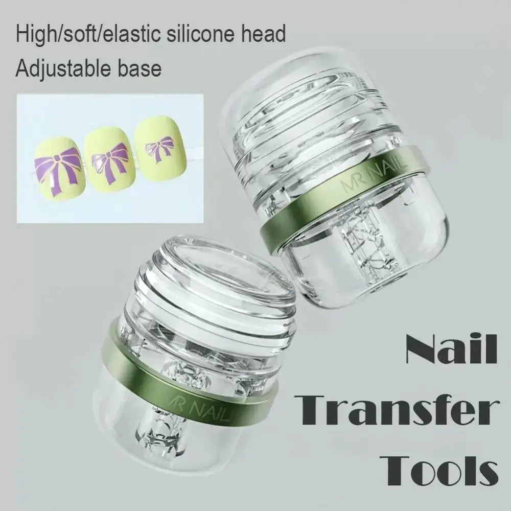 Silicone Jelly Capsule Nail Art Stamper | Telescopic Transfer Tool Nail Art Stamper Nixie