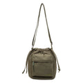 Nixie Lightweight Drawstring Bucket Bag – Crossbody Drawstring Bucket Bag Nixie Green