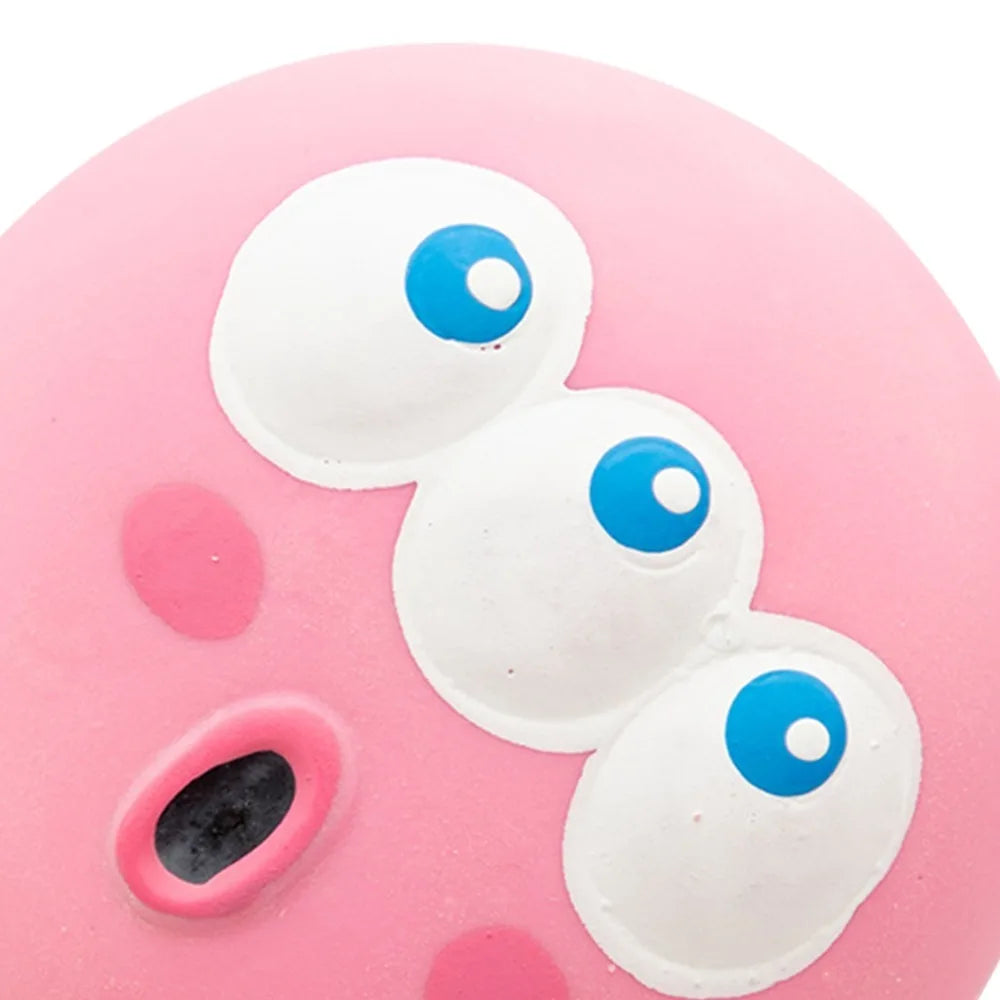 Eco Latex Squeaky Dog Toy Ball – Cartoon Chew & Fetch Toy Dog Squeaky Toy Nixie
