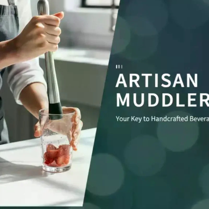Stainless Steel Ice Hammer Muddler Bar Tool | Cocktail Pestle Bar Tool Muddler Nixie