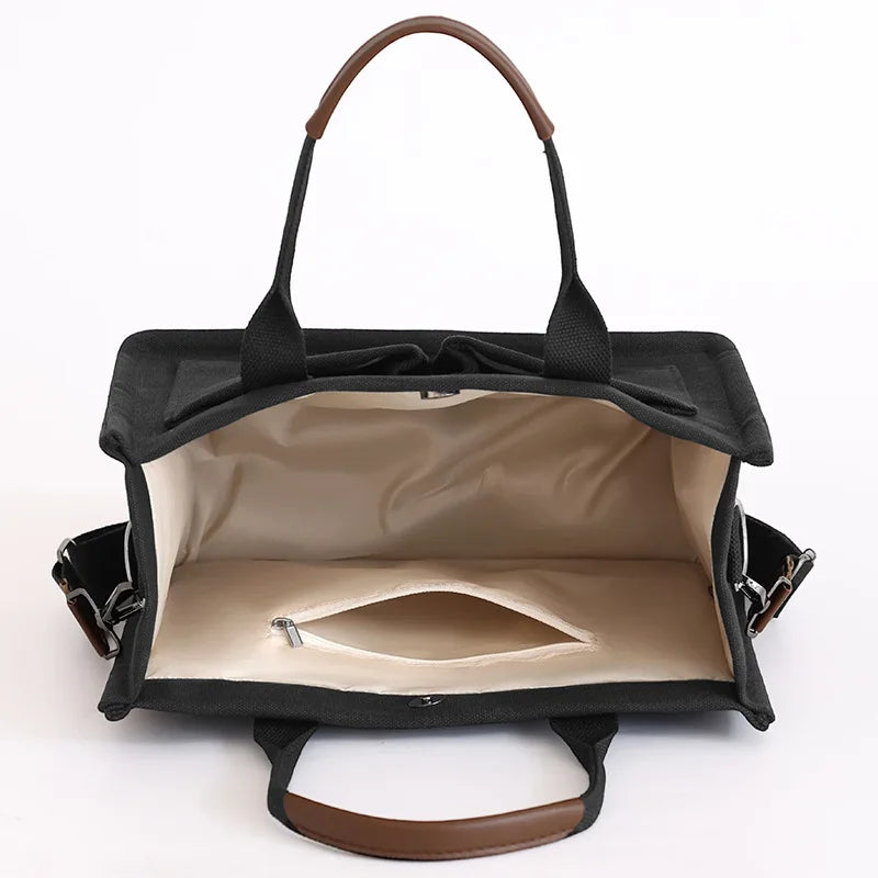 Women's Canvas Tote Bag – Crossbody Shoulder & Shopping Bag Canvas Tote Bag Nixie