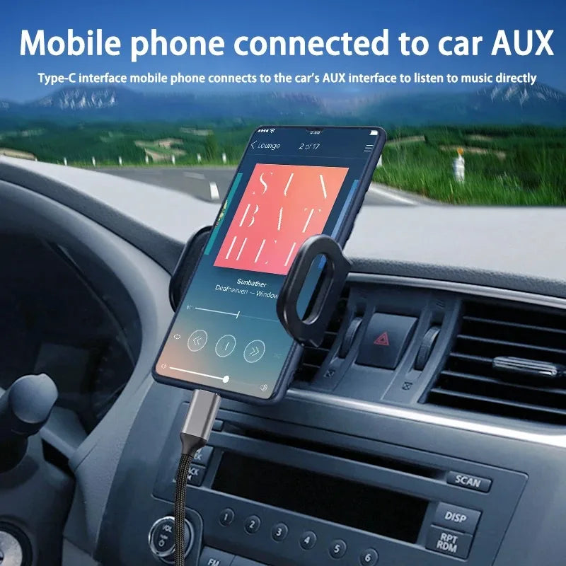 USB-C to 3.5mm AUX Cable Adapter for Car, Speakers & Headphones Audio Cable Adapter Nixie