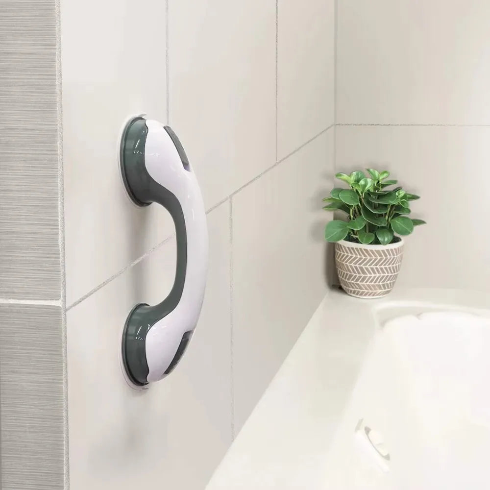 Shower Grab Bar – Dual Lock Suction Cup Anti-Slip Handle Bathroom Grab Bar Nixie 1 pack