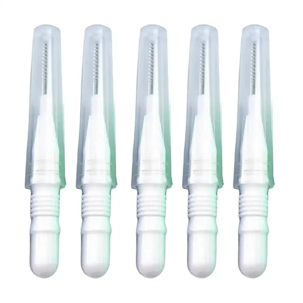 Nylon Bristle Cleaning Brush for Shower Heads & Faucets Nozzle Cleaning Brush Nixie White L