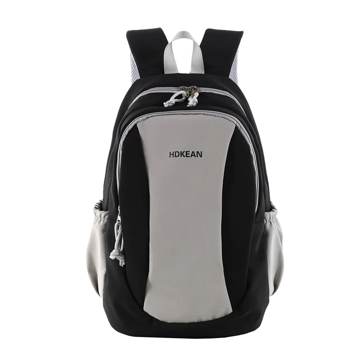 Vintage Color-Block Large Capacity College Backpack – Unisex College Backpack Nixie Black