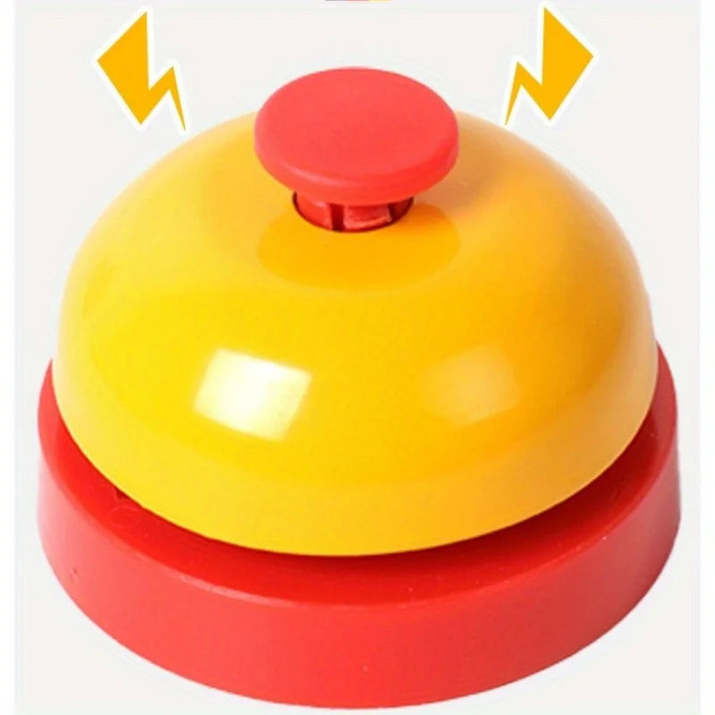 Multi-Color Table Handbell – Restaurant, Classroom & Party Table Service Bell Nixie