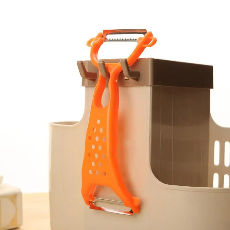 6-in-1 Dual Head Vegetable Peeler – Sharp Stainless Steel Vegetable Peeler Nixie