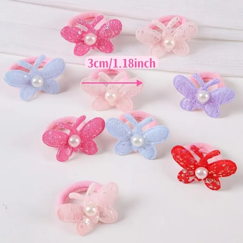 974pc Girls Sequin Butterfly & Star BB Hair Clips Set Kids Hair Clips Nixie