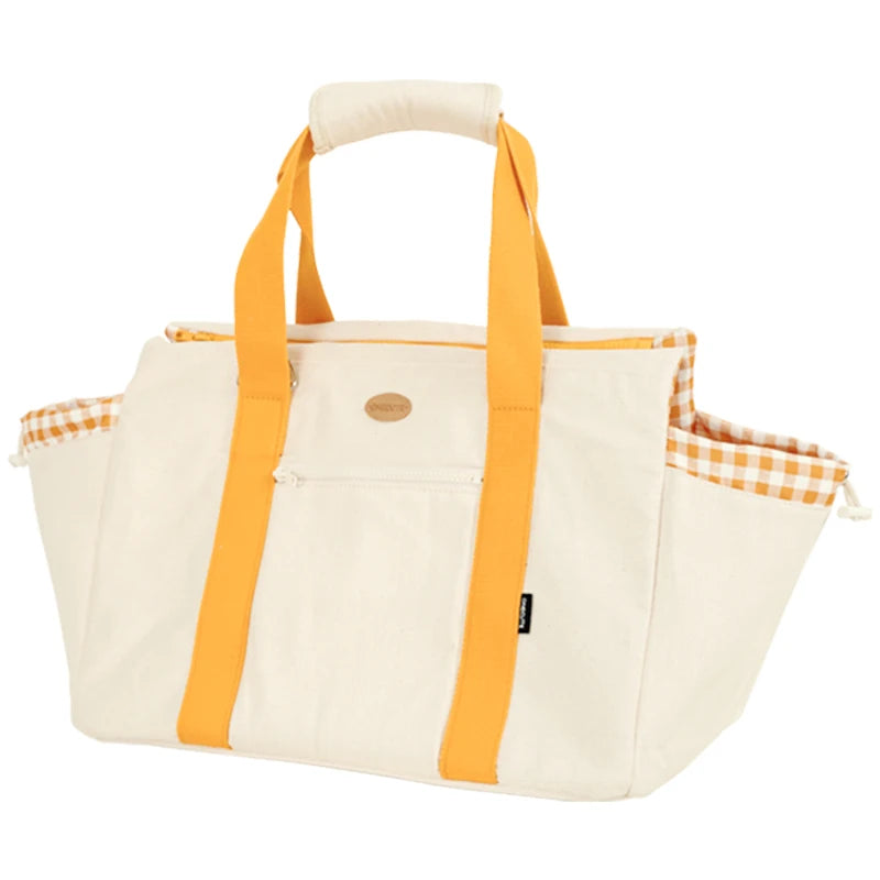 ONECUTE Breathable Foldable Pet Carrier Bag – Dogs & Cats Pet Carrier Bag Nixie White Orange M