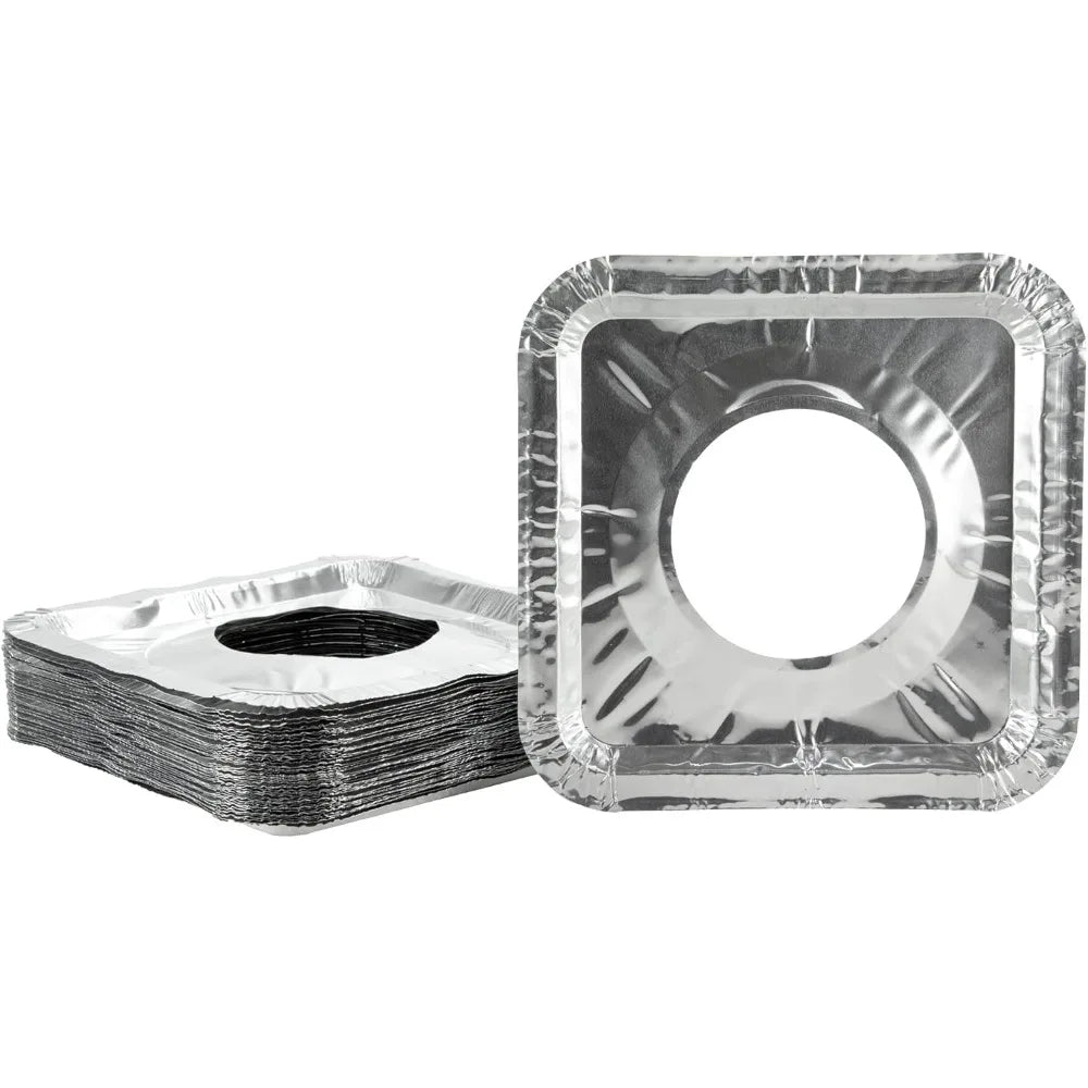 Disposable Aluminum Foil Gas Stove Liners 10/20 Pcs Stove Liner Pads Nixie