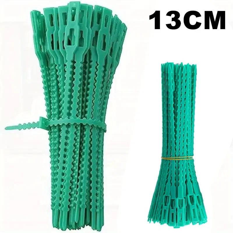 50pcs Reusable Adjustable Plant Ties – Vine & Tomato Garden Clips Garden Plant Clips Nixie 13cm50PCS