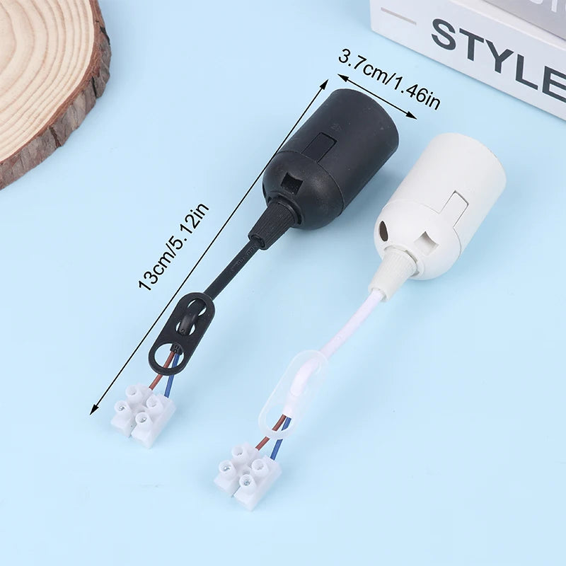 5-Pack E27 Lamp Holder with Cable – Construction Socket
