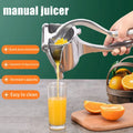 Manual Metal Hand Press Juicer – Orange, Lemon & Citrus