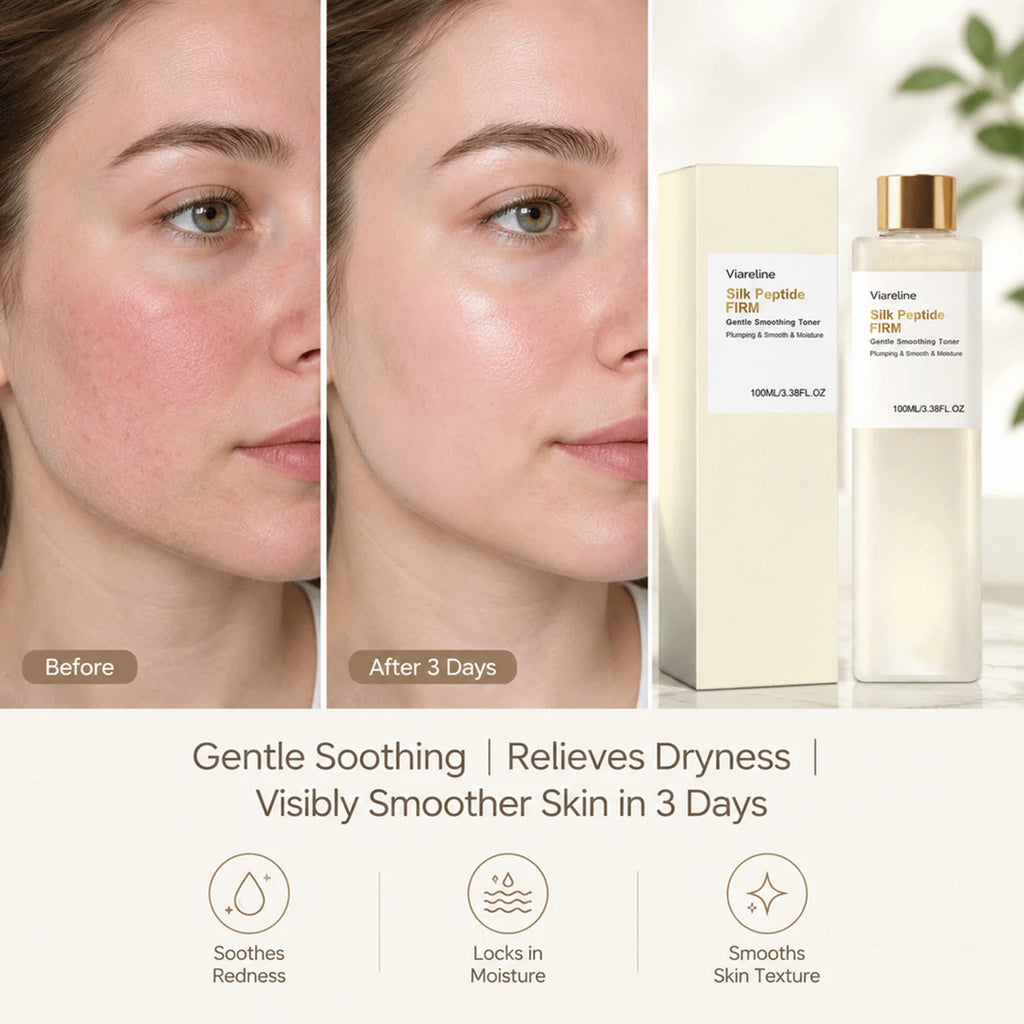 VIARELINE Silk Peptide EGF Toner – Hydrating & Smoothing Facial Toner Nixie