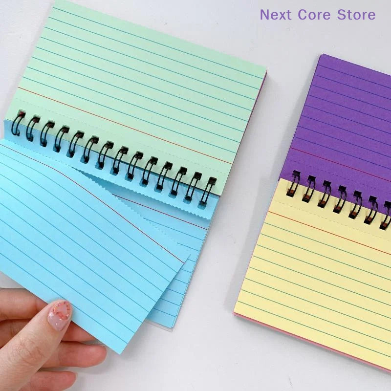 50-Sheet Colorful Tearable Mini Spiral Notebook – Memo Pad Mini Spiral Notebook Nixie