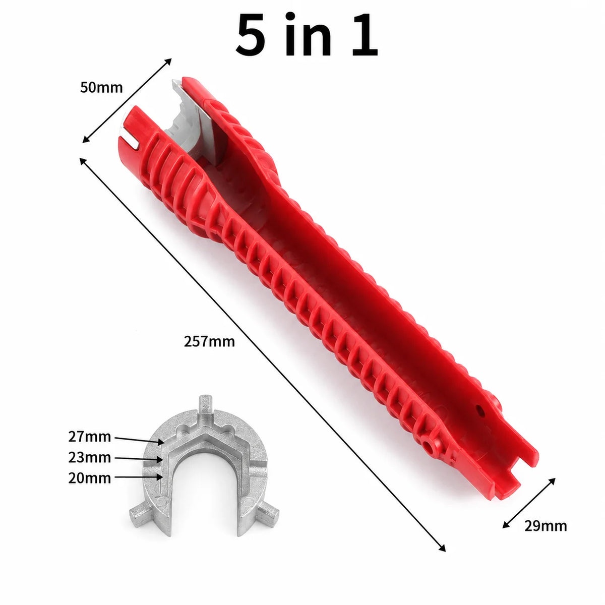 8-in-1 Universal Faucet Wrench – Plumbing Repair Tool Plumbing Wrench Tool Nixie 5in1