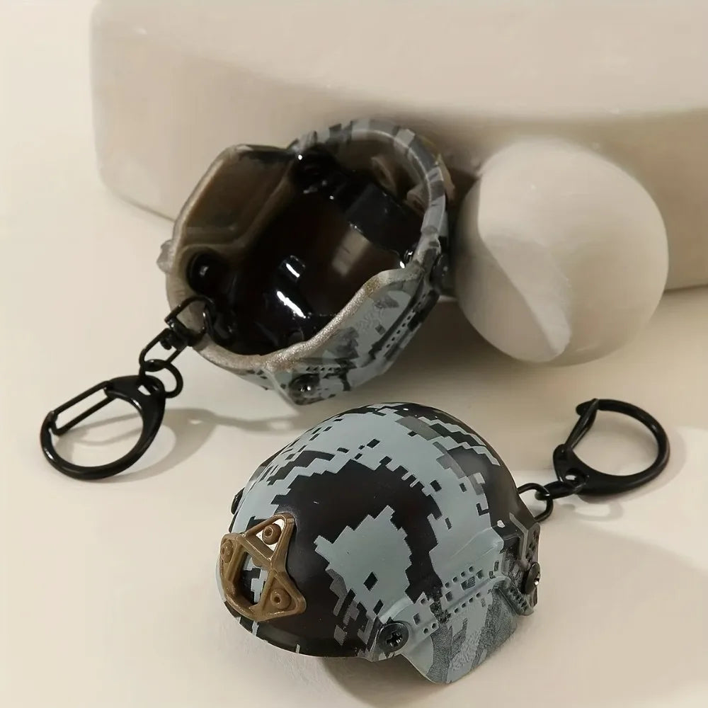 Mini Helmet Bottle Opener Keychain | Stainless Steel Gift Novelty Bottle Opener Nixie